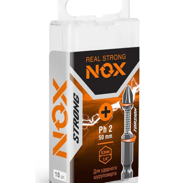 Бита PH Nox Strongr 2х50мм крестообразная, торсионная