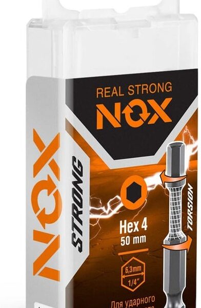 Бита Nox Strong 4мм торцевая, торсионная