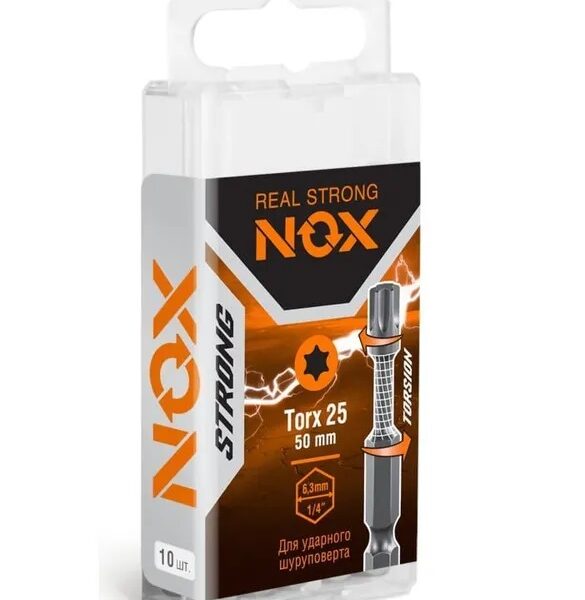 Бита Torx Nox Strong 25х50мм звездочка, торсионная