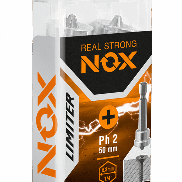 Бита PH Nox Limiter 2х50мм крестообразная, с ограничителем