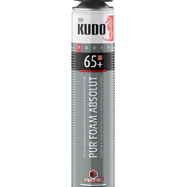 Пена монтажная ПРОФ летняя KUDO PROFF 65+, 1000 мл