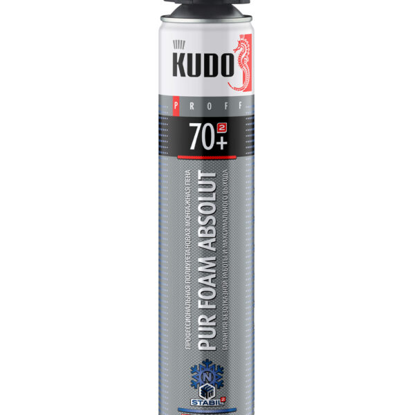 Пена монтажная ПРОФ зимняя KUDO ABSOLUT ARKTIKA NORD 70+, 1000 мл