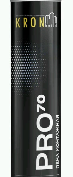Пена монтажная ПРОФ зимняя KRONbuild PRO 70, 850 мл