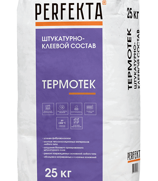 Штукатурно-клеевой состав Перфекта Термотек, 25кг